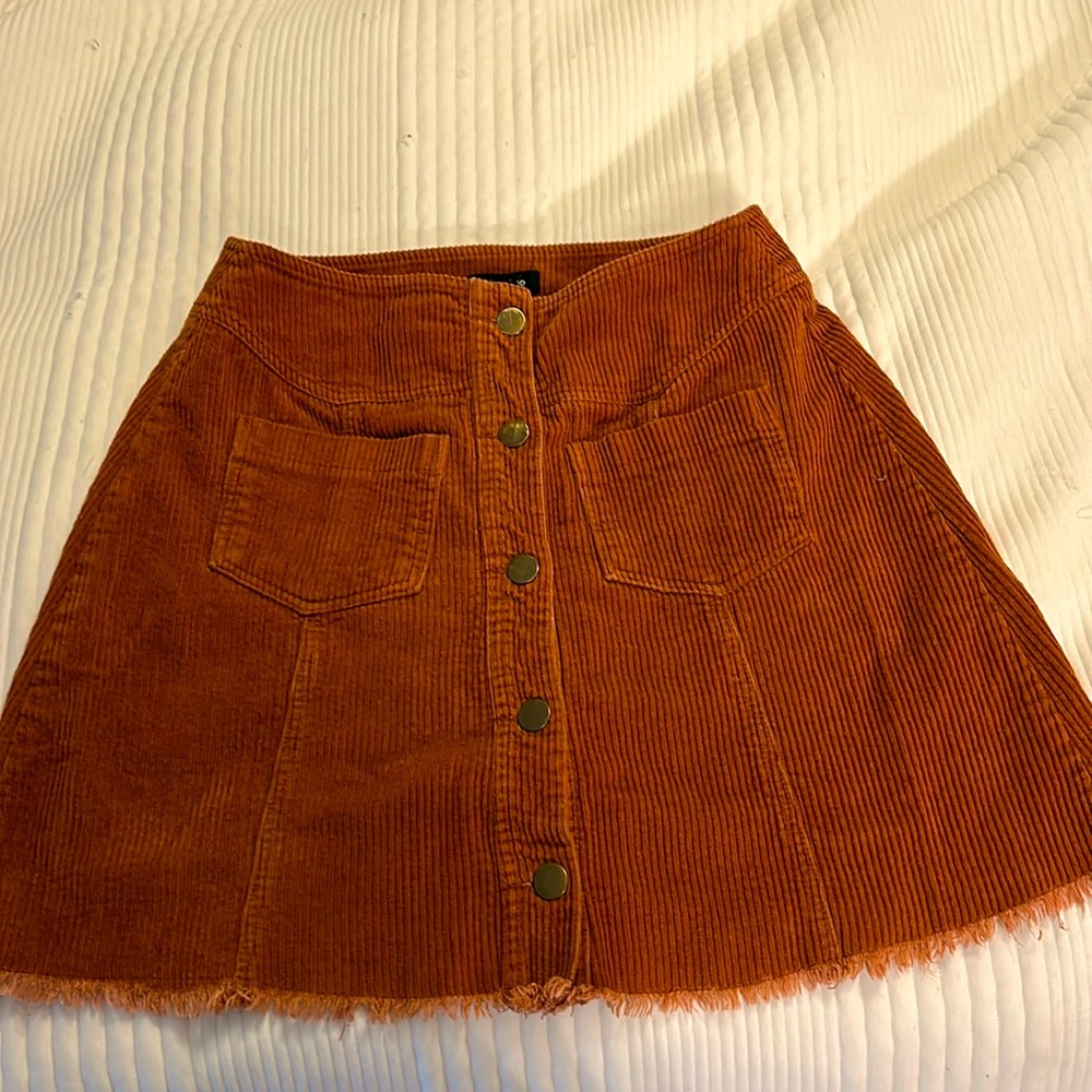 Corduroy skirt